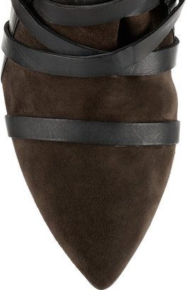 Isabel Marant Royston suede and leather ankle boots