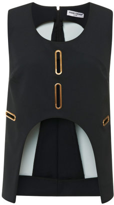 Opening Ceremony Marny Double Face Cut-Out Grommet Tank In Black Black