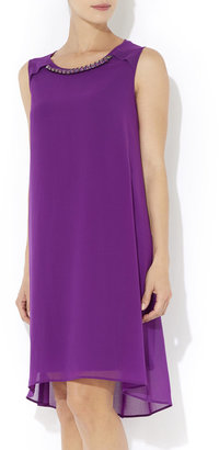 Wallis Purple Embellished Dress