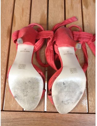 Topshop Red Cloth Heels
