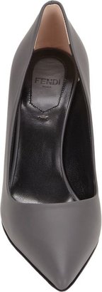 Fendi Women's Pointed Toe Pump-Grey