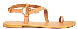 ASOS FELTON Leather Flat Sandals