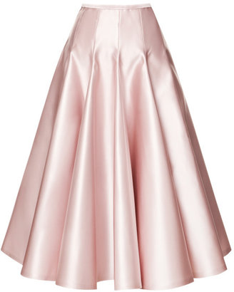 Rochas Duchesse Satin A-Line Skirt