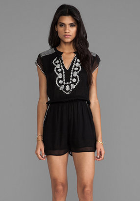 Rory Beca Desi Embroidered Romper