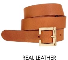 ASOS Leather Waist Belt - tan
