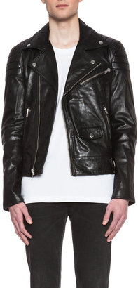 BLK DNM Quilted Leather Motorcycle Jacket