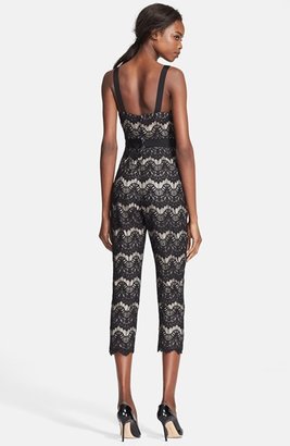 Tracy Reese Lace Crop Jumpsuit