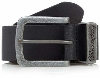 Wrangler - Black Leather Metal Keeper Belt