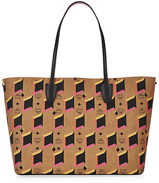 MCM Medium Printed Shopper Project Bag