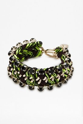 French Connection Lux Chunky Woven Bracelet