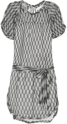 Zaggy printed silk-chiffon mini dress