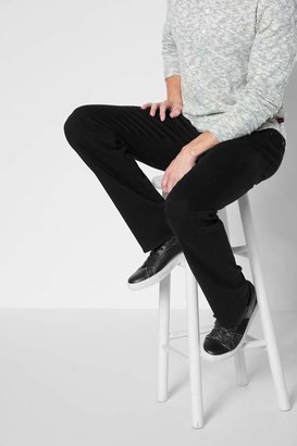 7 For All Mankind Luxe Performance Austyn Relaxed Straight In Nightshade Black