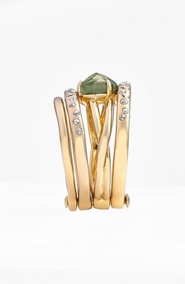 Alexis Bittar 'Miss Havisham - Kinetic Gold' Stack Ring
