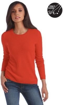 Lord & Taylor Fall Bold Collection Cashmere Crewneck Pullover Sweater
