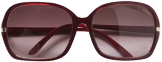 Nina Ricci Red Plastic Sunglasses