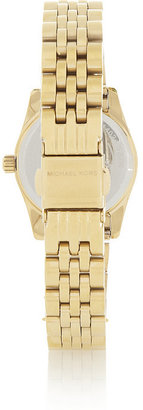 Michael Kors Mini Lexington gold-tone watch