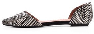 Jeffrey Campbell In Love Printed d'Orsay Flats