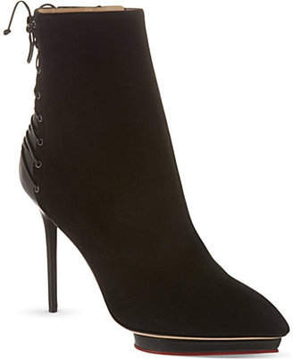 Charlotte Olympia Laced up Deborah boot