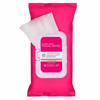 Model CO Double Sided Facial Wipes Exfoliate & Cleanse 25 wipes