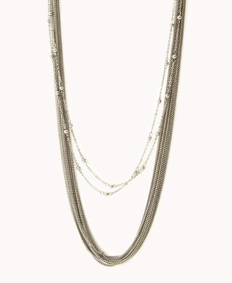 Forever 21 Layered Chain Necklace