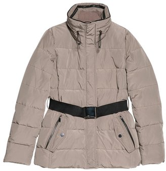 MANGO Belted Feather Down Coat