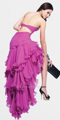 Faviana Strapless High Low Prom Dress
