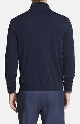Malo 'Lupetto' Quarter Zip Cashmere Sweater