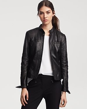 Kenneth Cole New York Gerri Leather Jacket