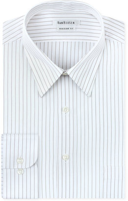 Van Heusen White Stripe Dress Shirt