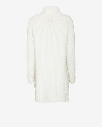 Mason by Michelle Mason Turtleneck Sweater Dress: White