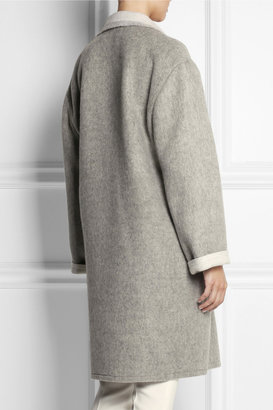 Lanvin Oversized wool and mohair-blend coat