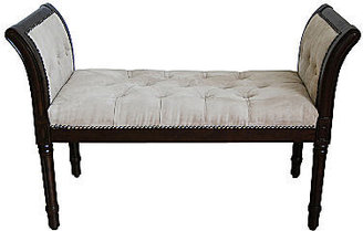 JCPenney Vivaldi 2-Arm Tufted Bench