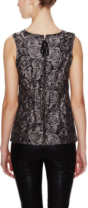 Tracy Reese Graphic Embellished Top
