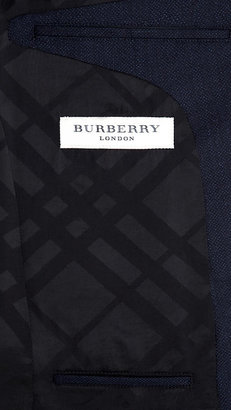 Burberry Slim Fit Travel Tailoring Virgin Wool Birdseye Suit