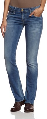 Mustang Women's Straight Fit Jeans - Blue - Blau (brushed bleached 512) - 31/32 (Brand size: 31/32)