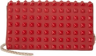 Valentino Rockstud All-Stud Pouch with Chain