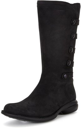 Merrell Captive Launch Leather Knee Boots - Black