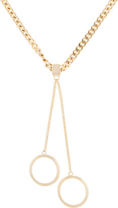 Chloé Gold Wedding Band Long Carly Necklace