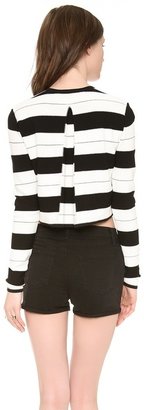 Thakoon Staggered Stripe Pullover