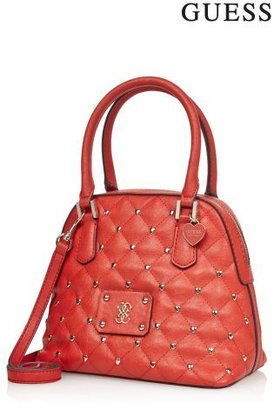 GUESS Red Studded Tote
