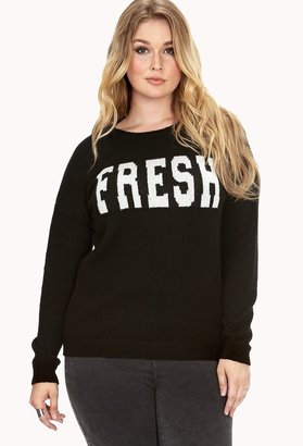 Forever 21 FOREVER 21+ Plus Size Classic Fresh Sweater