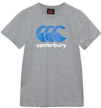 Canterbury of New Zealand Boy's grey logo t-shirt