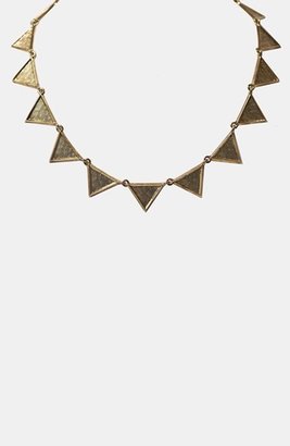 House Of Harlow Crosshatched Triangle Collar Necklace