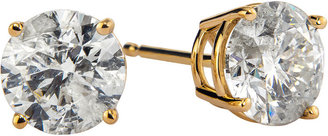 JCPenney FINE JEWELRY 2 CT. T.W. Round Diamond 14K Yellow Gold Stud Earrings