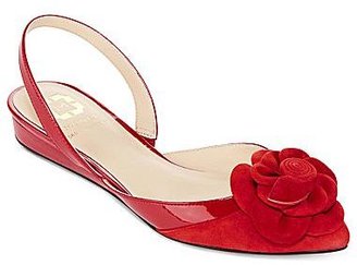 Monet Lilly Floral Slingback Flats