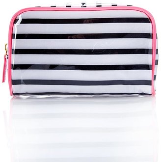 Forever 21 Striped Midsize Cosmetic Bag