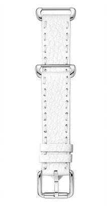 Fendi Selleria White Leather Watch Strap, 18mm