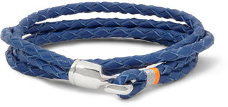 Miansai Woven-Leather Wrap Bracelet