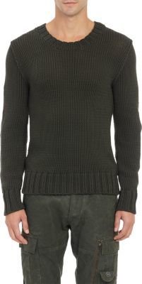 Ralph Lauren Black Label Stockenette Crewneck Sweater
