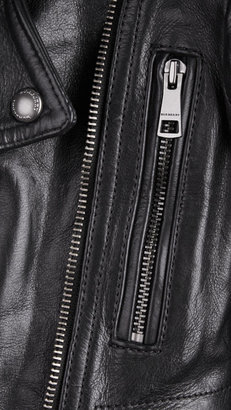 Burberry Leather Biker Jacket